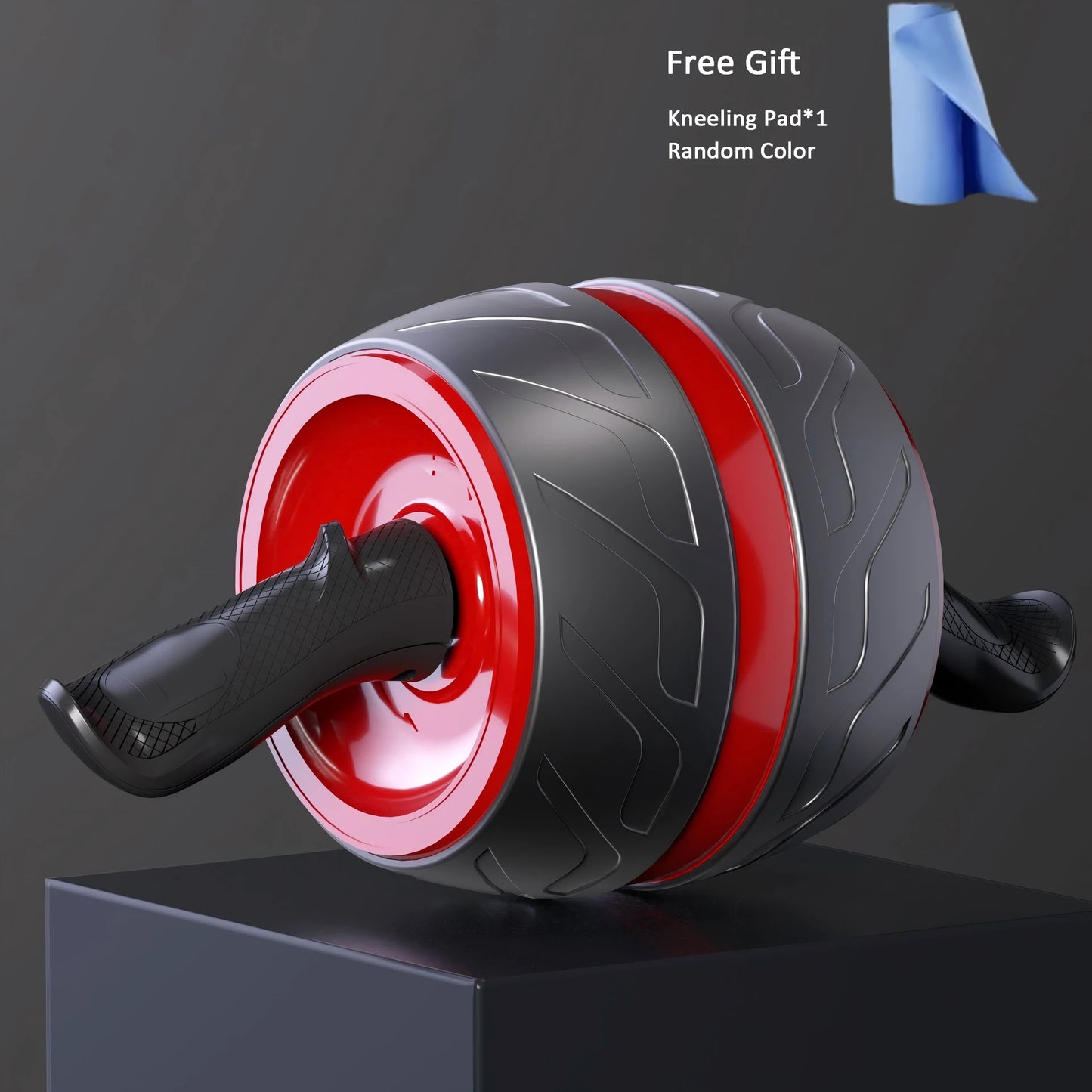 LOYPHARD™ Rebound Ab Roller Wheel Set – Core Strength Trainer with Protective Knee Mat