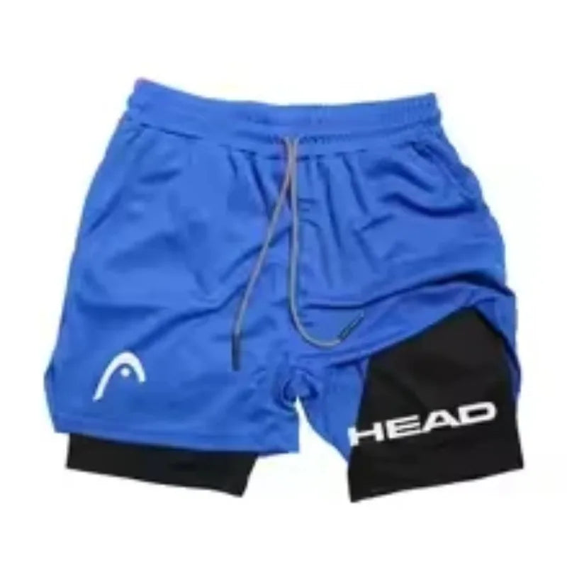 LOYPHARD Men's 2-in-1 Training Shorts – Quick Dry Running & Gym Shorts for Comfort, Support & Peak Performance