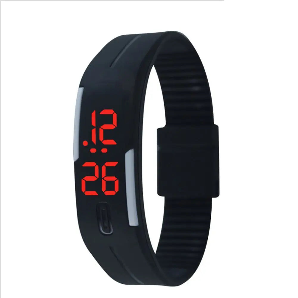 LOYPHARD TouchFlex LED Sport Watch – Waterproof Silicone Digital Wrist Watch.
