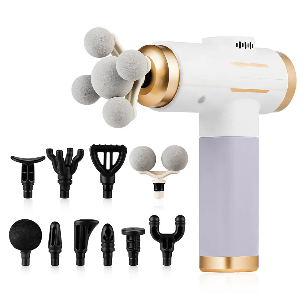 LOYPHARD™ 11-in-1 Deep Tissue Massage Gun – 99 Speed High-Frequency Muscle Recovery Massager.
