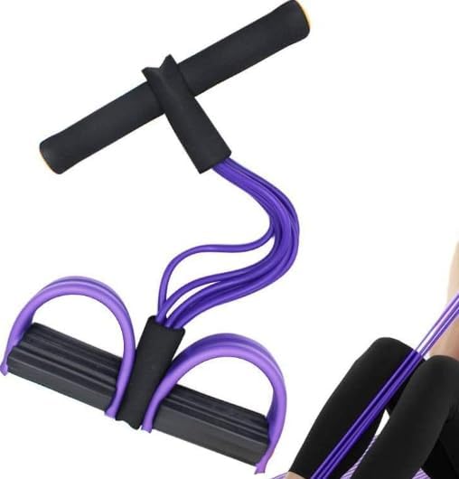 LOYPHARD 4-Level Resistance Band Trainer – Adjustable Home Fitness Equipment for Abs, Yoga & Full Body Workouts