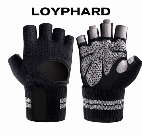 LOYPHARD Weightlifting Gloves with Wrist Support – Train Harder, Protect Your Hands & Lift With Confidence