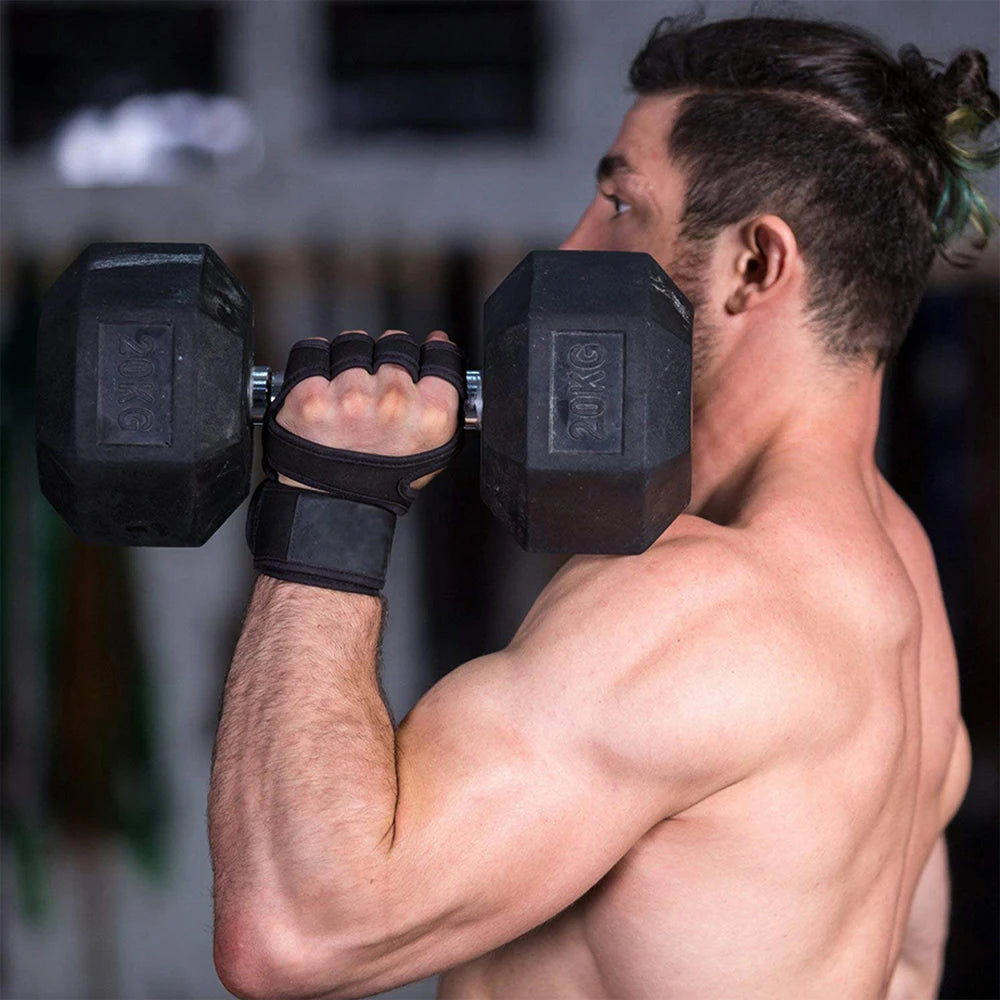 LOYPHARD Training Sport Gloves – Fitness Workout & Weightlifting Gloves with Wrist & Palm Protection