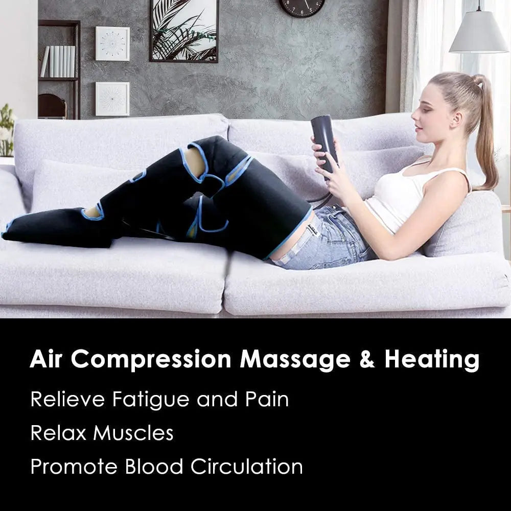 LOYPHARD™ Air Compression Leg Massager – 360° Circulation & Muscle Recovery Therapy System.