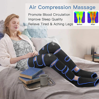 LOYPHARD™ Air Compression Leg Massager – 360° Circulation & Muscle Recovery Therapy System.