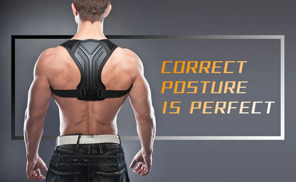 LOYPHARD Adjustable Posture Corrector Back Brace for Spine & Shoulder Support.