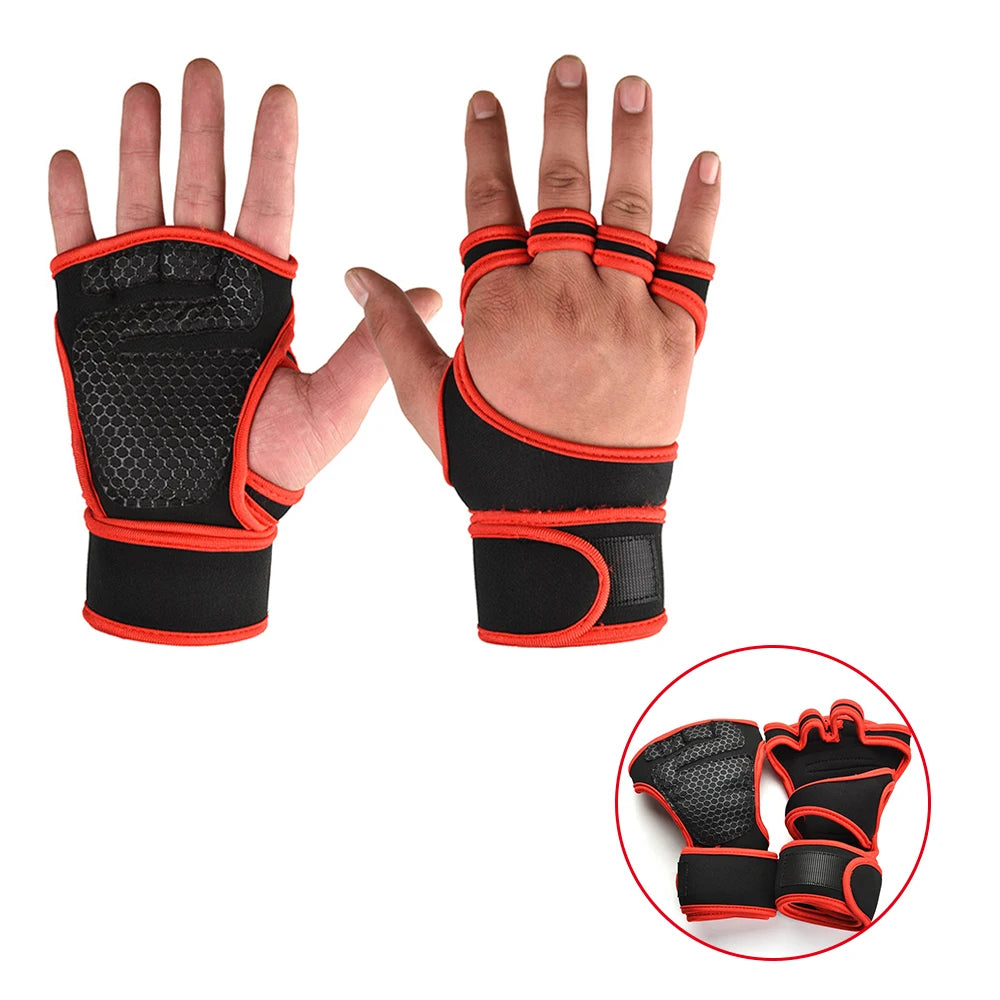 LOYPHARD Training Sport Gloves – Fitness Workout & Weightlifting Gloves with Wrist & Palm Protection