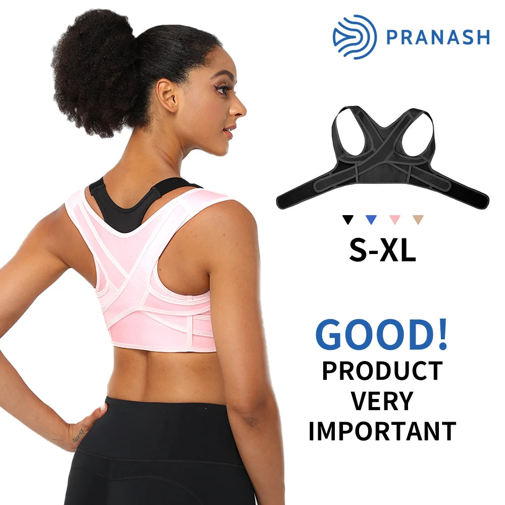 LOYPHARD™ Adjustable Upper Back Posture Corrector – Breathable Shoulder & Back Support Brace