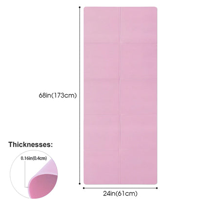 LOYPHARD FlexFit Yoga Mat – 4MM Anti-Slip Fitness & Exercise Training Mat.