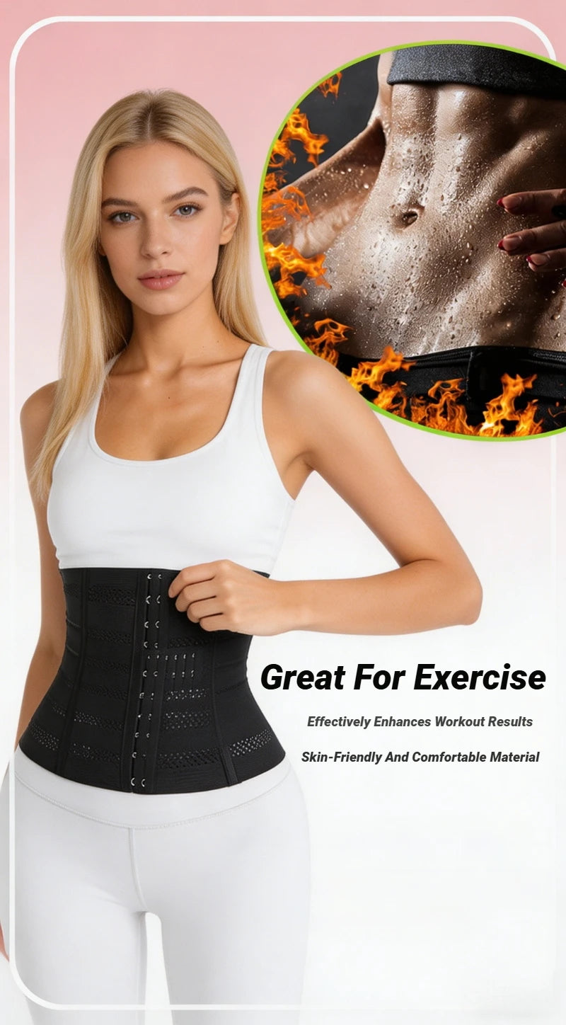 LOYPHARD Women's Waist Trainer Corset – High Compression Tummy Control Shapewear for Everyday Support & Fitness