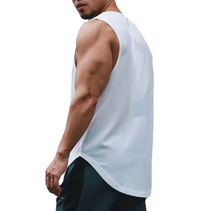 LOYPHARD white sleeveless workout shirt