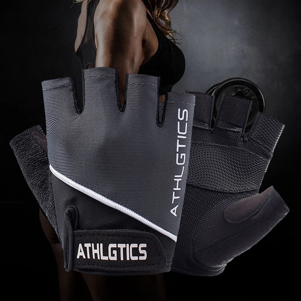 LOYPHARD Breathable Fitness Training Gloves – Fingerless Grip Gloves for Gym, Cycling & Weight Lifting