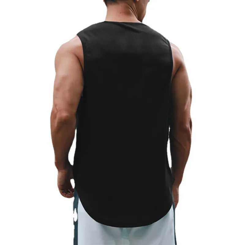 LOYPHARD black athletic tank top for gym training