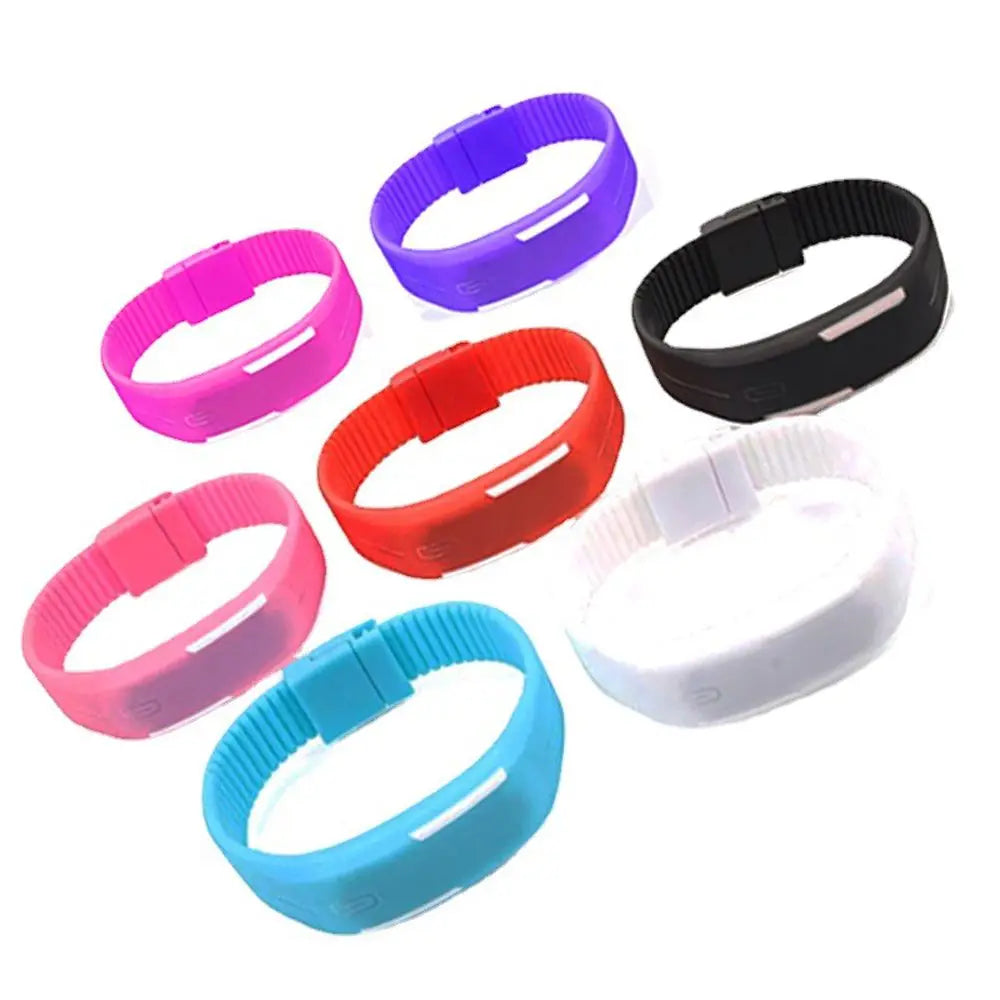 LOYPHARD TouchFlex LED Sport Watch – Waterproof Silicone Digital Wrist Watch.