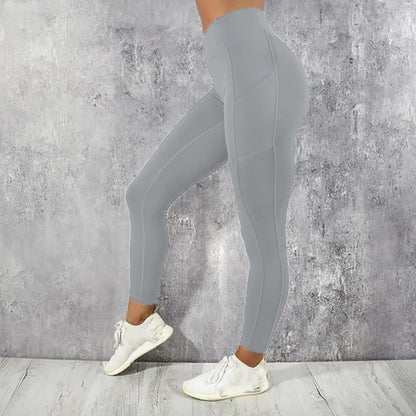 LOYPHARD High-Waist Yoga Leggings with Pockets – Stretch Fitness Pants for Gym, Running & Everyday Comfort