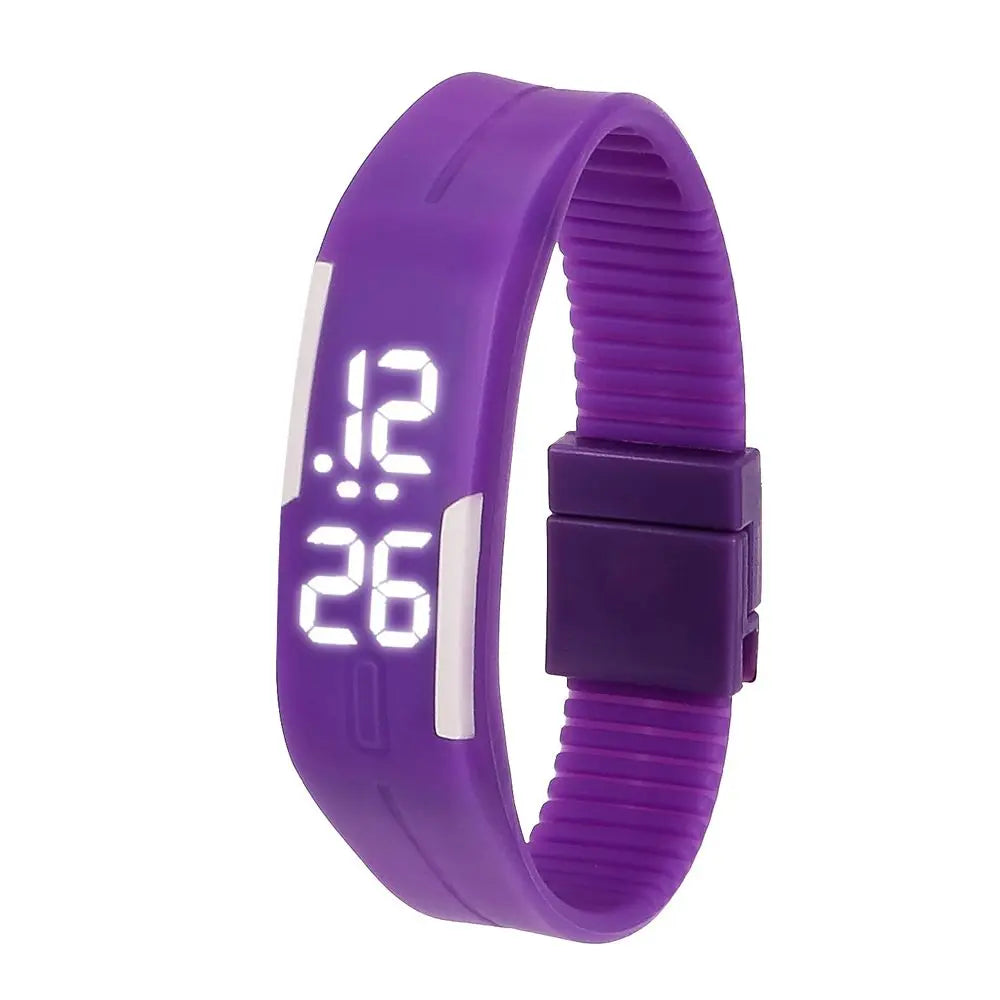 LOYPHARD TouchFlex LED Sport Watch – Waterproof Silicone Digital Wrist Watch.