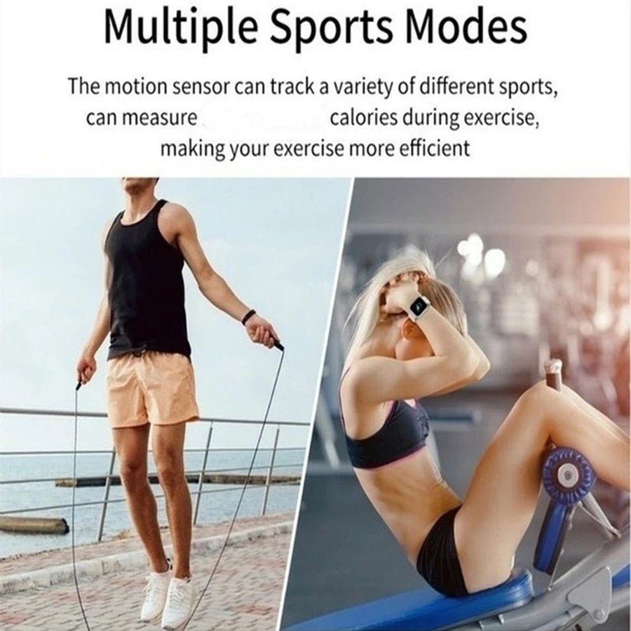 LOYPHARD Y68 Smart Watch – Fitness Tracker with Heart Rate Monitor, Music Control & Activity Tracking for Men, Women & Teens
