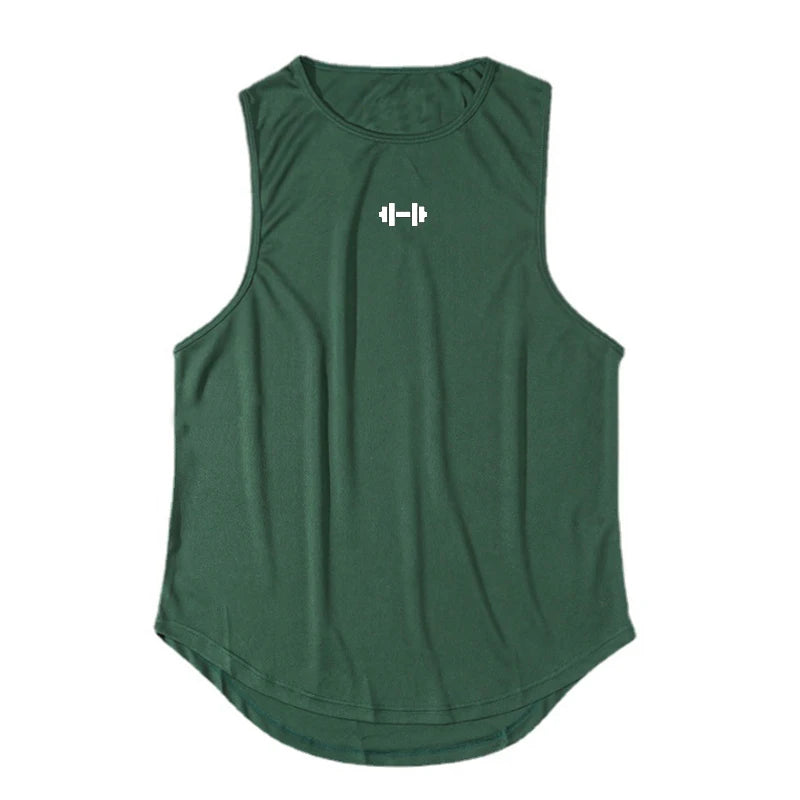 LOYPHARD green quick-dry fitness tank top