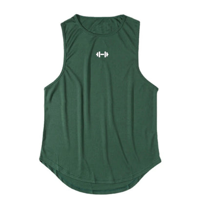 LOYPHARD green quick-dry fitness tank top