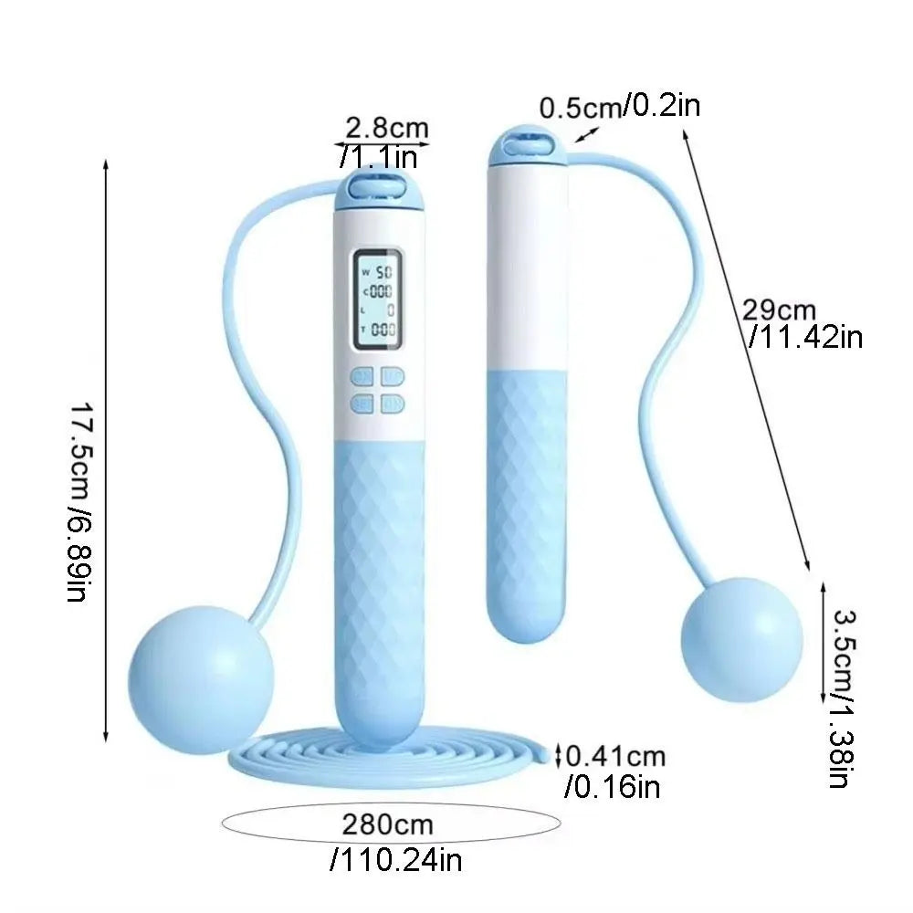LOYPHARD Smart Cordless Jump Rope – Digital Counter Skipping Rope for Home Fitness & Weight Loss.