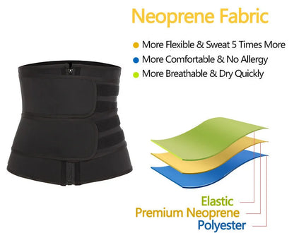 LOYPHARD SweatTrim Waist Trainer Belt – Fat Burning Fitness Shaper for Workout.