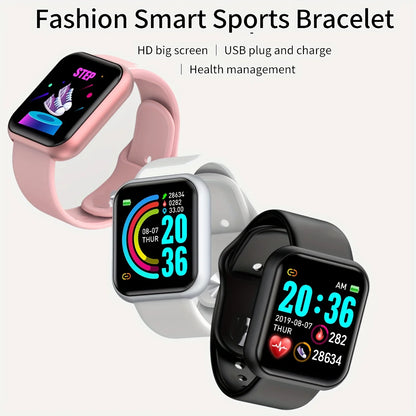LOYPHARD PulseTrack Smart Watch – Fitness & Heart Rate Monitoring Sports Watch.