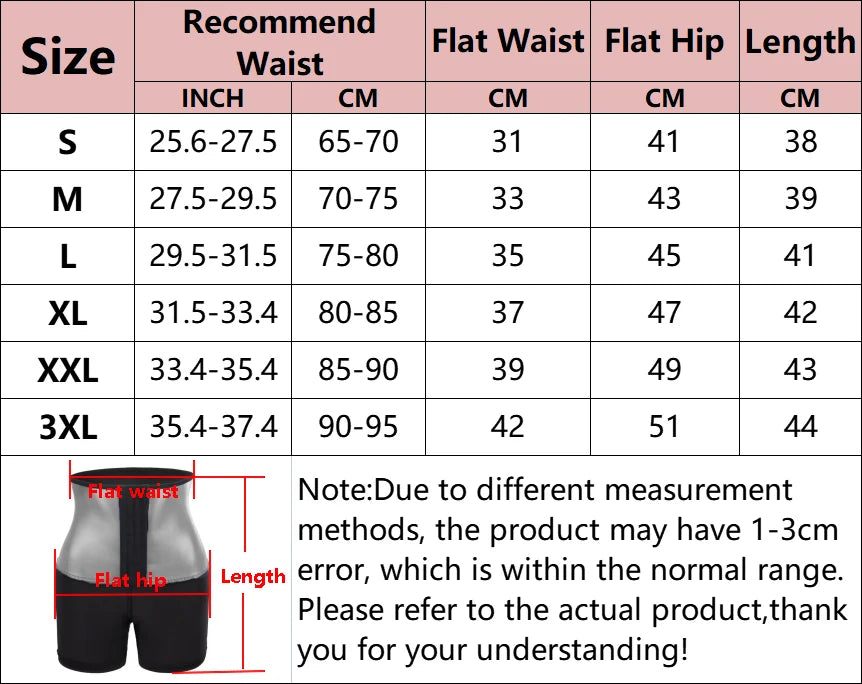 LOYPHARD Women's Thermo Sweat Shorts – High-Waist Sauna Body Shaper for Workout & Fitness Support.