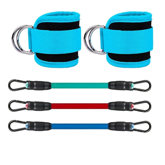 LOYPHARD GluteFlex Ankle Resistance Bands Set for Leg and Glute Workouts