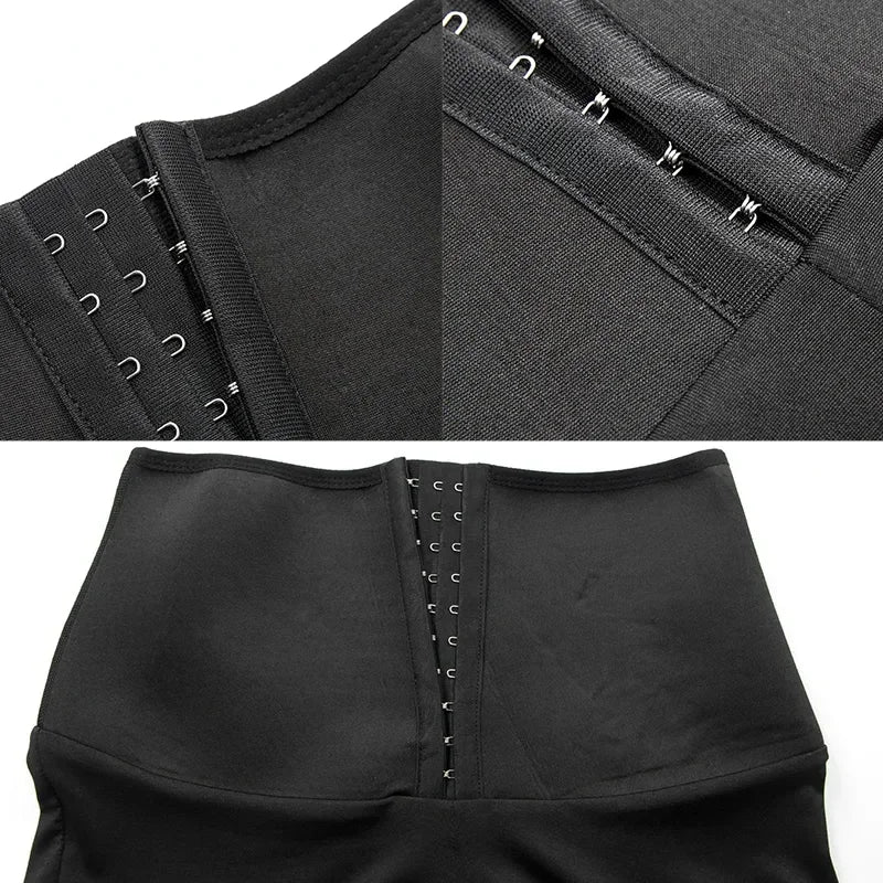 LOYPHARD Women's Thermo Sweat Shorts – High-Waist Sauna Body Shaper for Workout & Fitness Support.