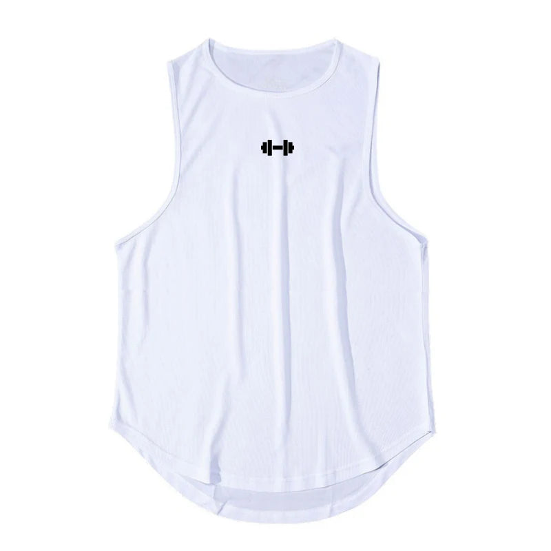 LOYPHARD white sleeveless workout shirt