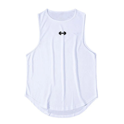 LOYPHARD white sleeveless workout shirt