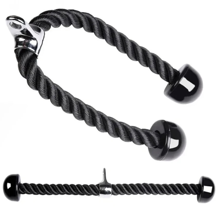 LOYPHARD  Triceps rope cable 
attachment-Heavy Duty Gym Handle for Biceps, Back & sholder workouts