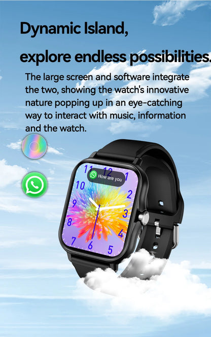 LOYPHARD Premium Smart Watch 2026 – Full Touch Screen Bluetooth Calling Fitness Tracker for Men & Women