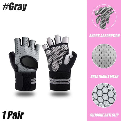 LOYPHARD Weightlifting Gloves with Wrist Support – Train Harder, Protect Your Hands & Lift With Confidence