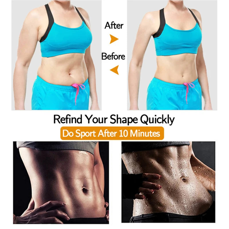 LOYPHARD Women's Thermo Sweat Shorts – High-Waist Sauna Body Shaper for Workout & Fitness Support.
