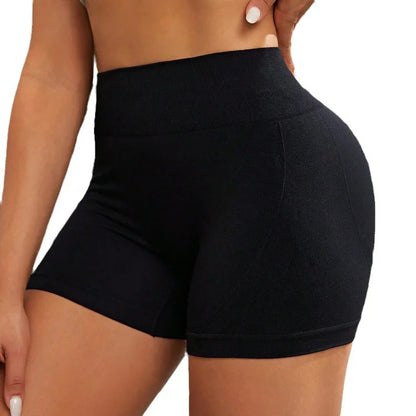LOYPHARD High-Waist Fitness Shorts – Women's Breathable Stretch Shorts for Yoga, Cycling & Gym Workouts