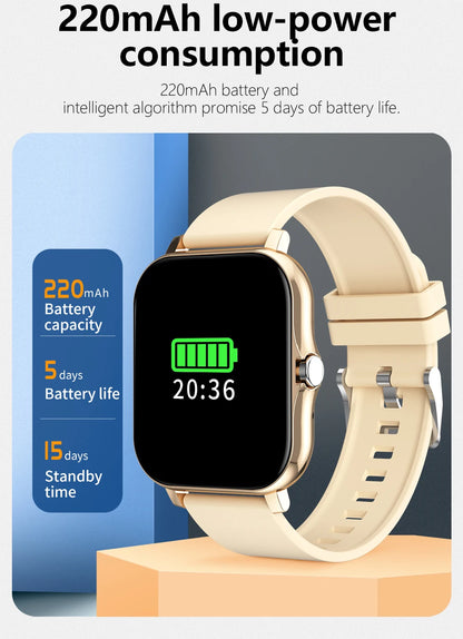 LOYPHARD Sports Smart Watch 2026 – Bluetooth Calling, Health Monitoring & Waterproof Fitness Tracker for Android & iPhone