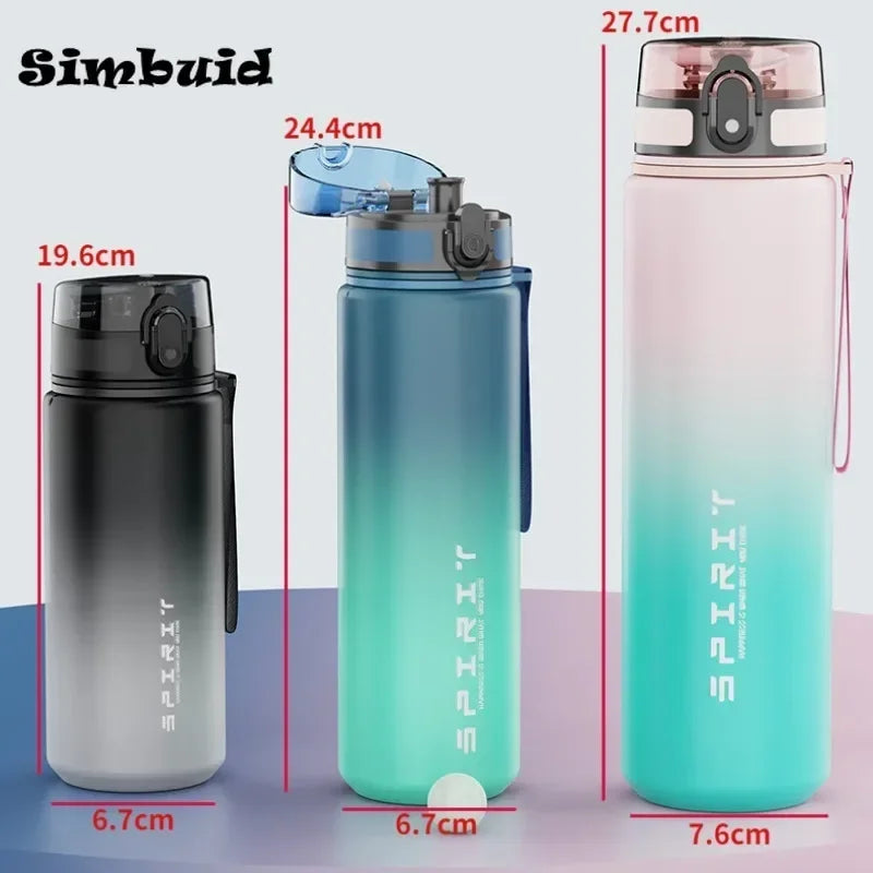 LOYPHARD™ 1L Sports Water Bottle – Leakproof Portable Fitness & Travel Hydration Jug.