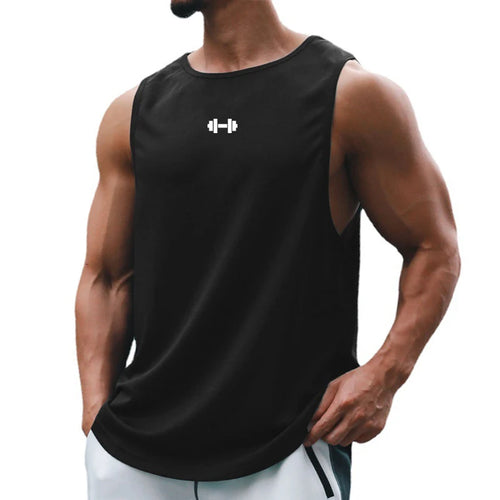 LOYPHARD black athletic tank top for gym training