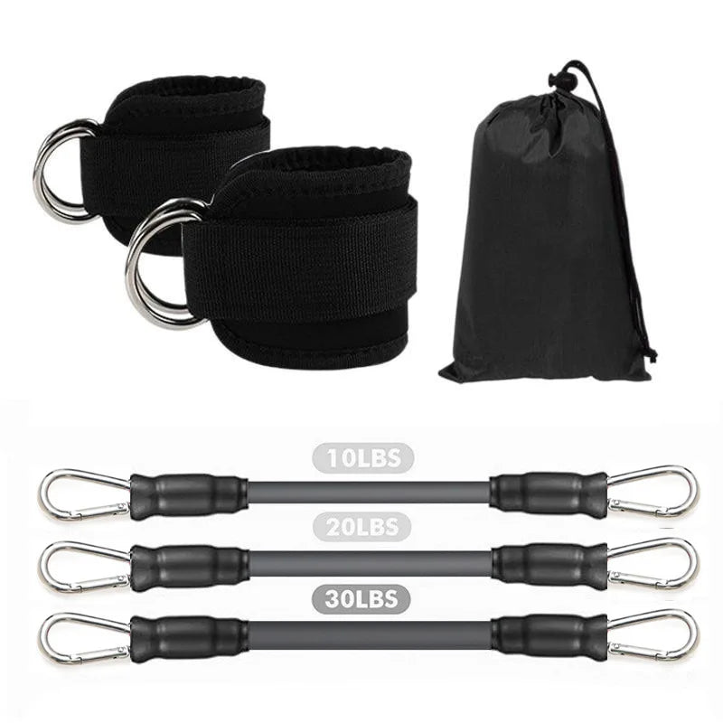 LOYPHARD Ankle Resistance Bands Set – Fitness Workout Equipment for Legs, Glutes, Yoga & Gym Training