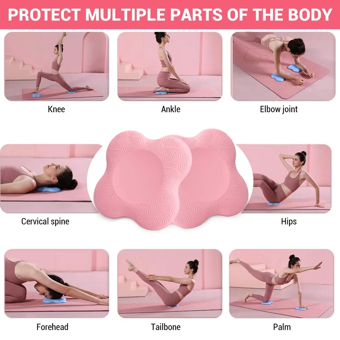 LOYPHARD ComfortShield Yoga Knee Pad – Thick Support Cushion for Yoga & Fitness Training.