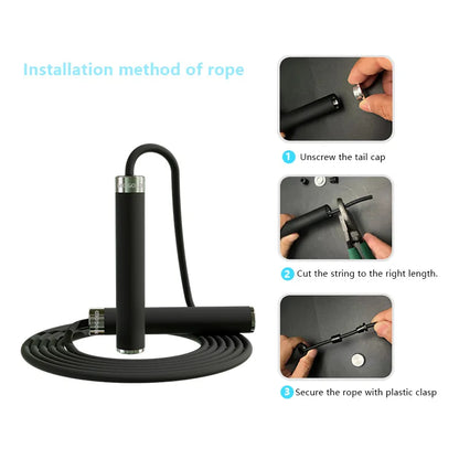 LOYPHARD Smart Boxing Jump Rope Adjustable Speed Rope for Fitness & Weight Loss.