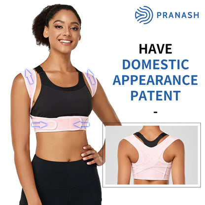 LOYPHARD™ Adjustable Upper Back Posture Corrector – Breathable Shoulder & Back Support Brace