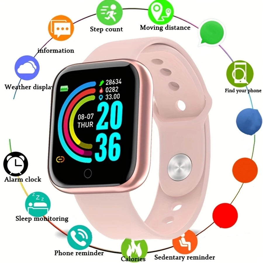 LOYPHARD PulseTrack Smart Watch – Fitness & Heart Rate Monitoring Sports Watch.