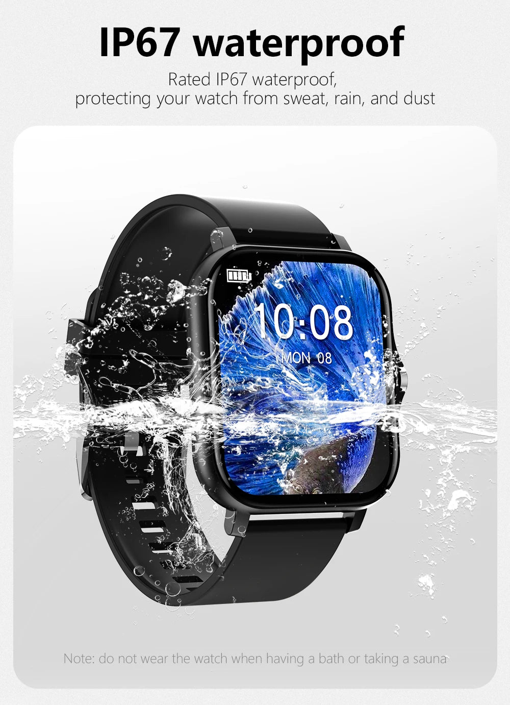 LOYPHARD Sports Smart Watch 2026 – Bluetooth Calling, Health Monitoring & Waterproof Fitness Tracker for Android & iPhone