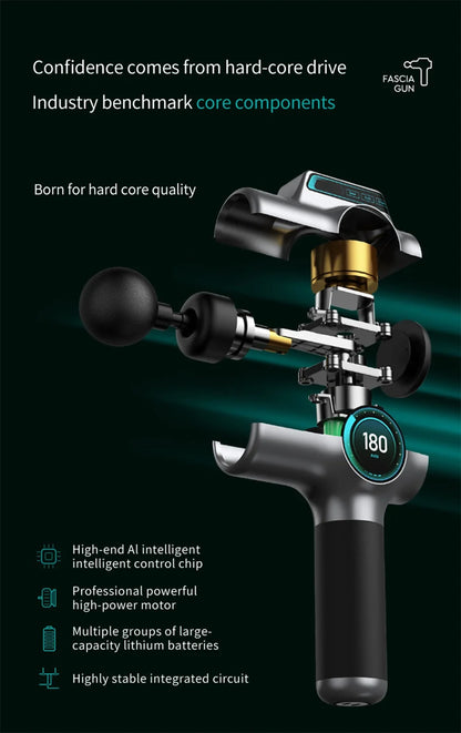 LOYPHARD™ Professional Deep Tissue Massage Gun – 99 Speed Muscle Recovery Massager for Neck, Back & Full Body