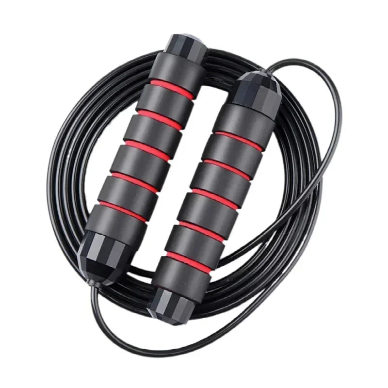 LOYPHARD Tangle-Free Steel Wire Jump Rope Adjustable Fitness Training Rope.