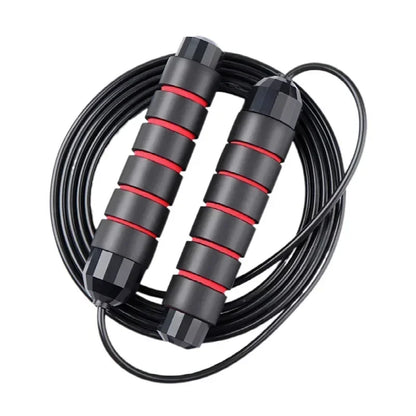 LOYPHARD Tangle-Free Steel Wire Jump Rope Adjustable Fitness Training Rope.