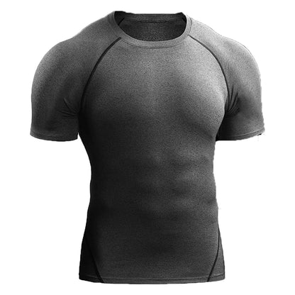 LOYPHARD Men's Compression Performance T-Shirt – Quick Dry Athletic Tee for Running, Gym & High-Intensity Training
