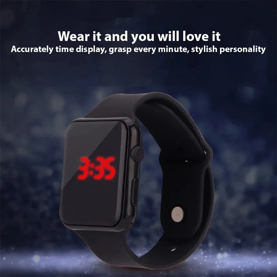 LOYPHARD UrbanLED Digital Sport Watch – Casual Silicone Electronic Watch.